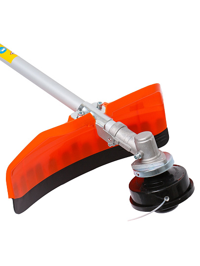 Триммер бензиновый, Zerten, TBR-52P3T, 3.3 л.с., 52 куб.см, U-ручка, леска/нож, леска 2.4 мм, неразборная штанга