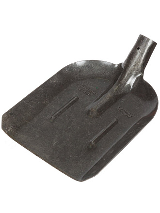 Лопата совковая, рельсовая сталь, 1.48х230х275 мм, МЛШЗ, Графит, 0.8 кг
