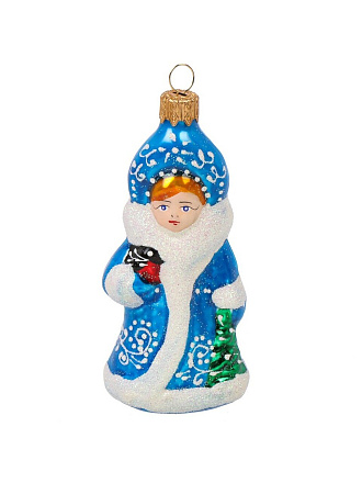 Елочное украшение Снегурочка, 11 см, стекло, ФУ-560