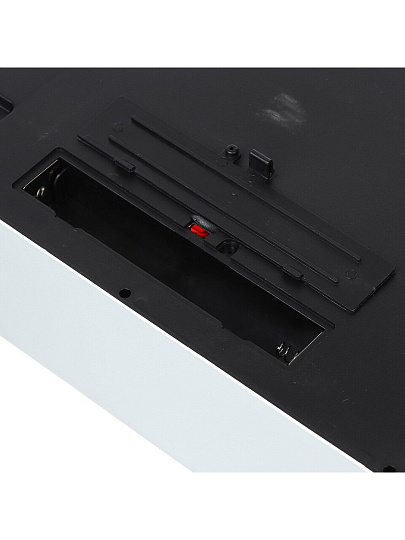 Фонарь декоративный 31х9.5х21 см, USB шнур, АА 3шт, пластик, стекло, Камин, M120013