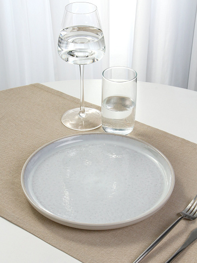 Тарелка обеденная, керамика, 27 см, круглая, Maro, Daniks, HMN240621A-DP