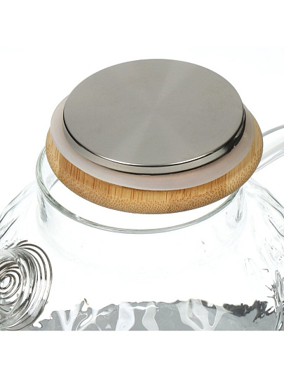 Чайник заварочный стекло, 1 л, с ситечком, Daniks, B050190