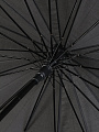 Зонт полуавтомат, трость, 16 спиц, 68 см, черный, Y4-11564 - фото 5