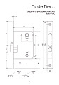 Защелка врезная, Code Deco, 5600-P-WC-GRF, 00034065, язычок пластиковый, с фиксатором, графит - фото 2