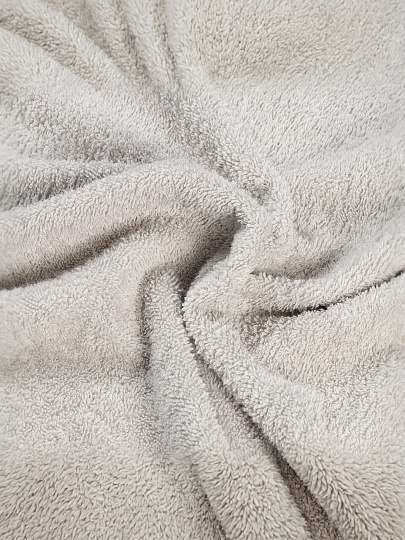 Полотенце банное 70х140 см, 100% хлопок, 420 г/м2, Азия, Silvano, светло-серое, Узбекистан