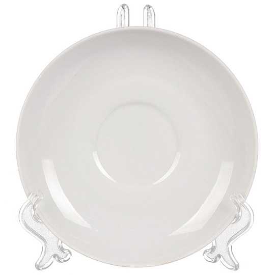 Чайная пара фарфор, 2 предмета, на 1 персону, 210 мл, Дулевский фарфор, Янтарь Белая, 011042