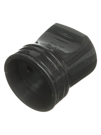 Кабельная розетка 2 полюса, без заземления, 10 А, черная, TDM Electric, Народная, SQ1806-0410