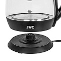 Чайник электрический JVC, JK-KE1508, черный, 1.7 л, 2200 Вт, скрытый нагревательный элемент, стекло - фото 3