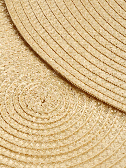 Набор салфеток полимер, 38х38 см, кругл, 4 шт, кремов, МП, Y6-2545