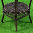 Мебель садовая Торонто, черная, стол, 55х55х56 см, 2 кресла, 100 кг, кресло - 61х62х71 см, C010052 - фото 6