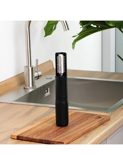 Рыбочистка электрическая, аккумуляторная, нержавеющая сталь, пластик, 25х4.2 см, Y4-9612