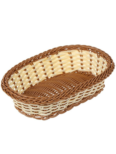 Корзина декоративная, 23х15 см, овальная, плетеная, Y4-5686