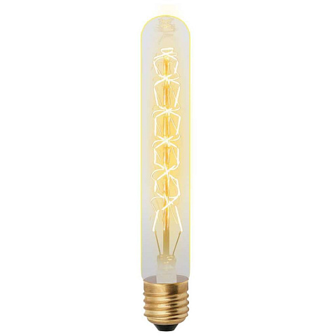 Лампа накаливания E27, 60 Вт, цилиндрическая, форма нити CW, Uniel, Vintage, UL-00000485