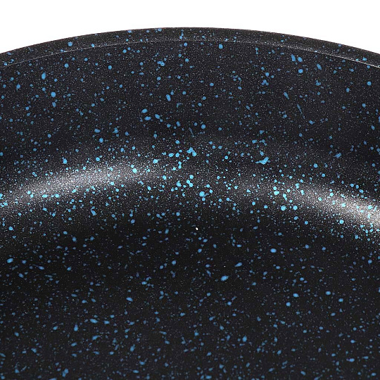 Сковорода литой алюминий, 24 см, антипригарное покрытие, Гурман, Мерцание, синий сапфир, ГМ2401 СС