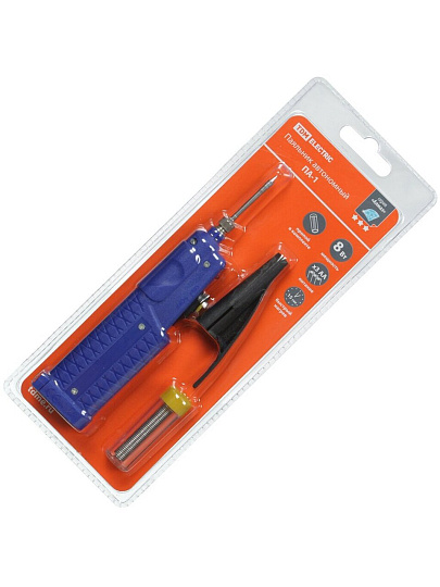 Паяльник на батарейках, автономный, батареи типа 3хАА , с припоем, TDM Electric, Алмаз ПА-1, SQ1025-0101