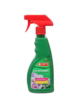 Удобрение Тоник для листьев, для орхидей, минеральное, спрей, 500 мл, Bona Forte
