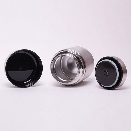 Термос для еды, нержавеющая сталь, 0.5 л, широкая горловина, Kamille, колба нержавеющая сталь, 2060