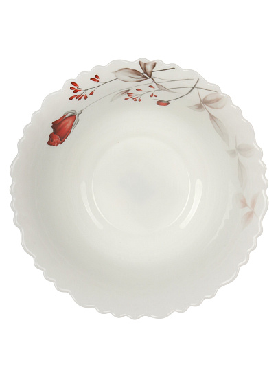 Салатник стеклокерамика, круглый, 18х6.5 см, 0.8 л, Вероника, Daniks, LHW70/220303