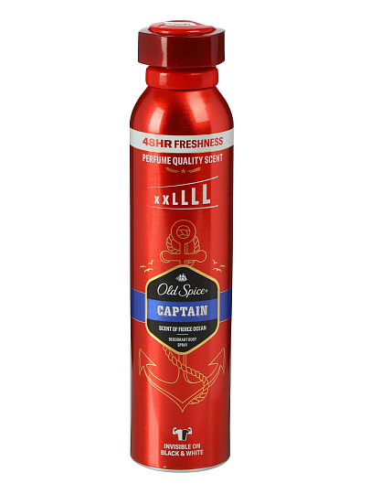 Дезодорант Old Spice, Captain, для мужчин, спрей, 250 мл