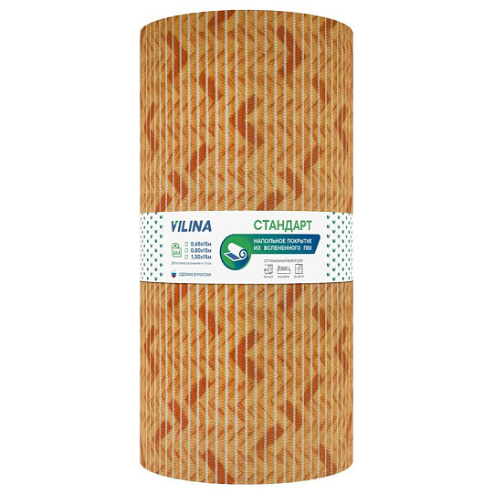 Коврик для ванной, антискользящий, 0.65х0.9 м, вспененный ПВХ, в ассортименте, Вилина, 7019