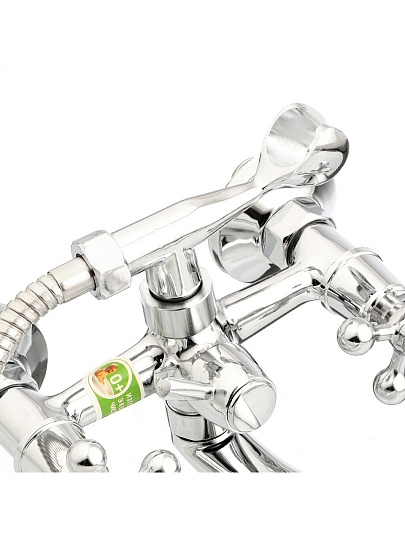 Смеситель для ванны, Juguni, с кран-буксой, хром, JGN0141/B