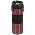 Термокружка нержавеющая сталь, пластик, 0.42 л, узкая горловина, Daniks, Бордо, колба нержавеющая сталь, XG-8078 - фото 7