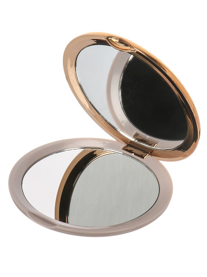 Зеркало карманное, 9 см, пластик, стекло, круглое, в ассортименте, Y4-11503