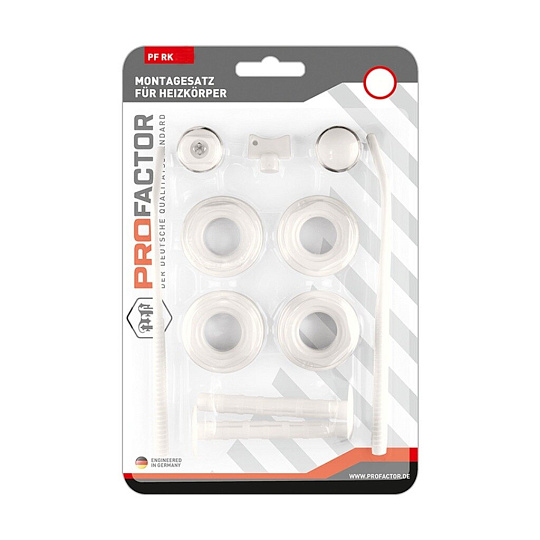 Комплект монтажный для радиатора, 3/4&quot;, 11 предметов, 2 кронштейна, ProFactor, PF RK 551