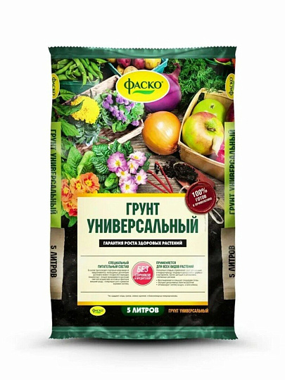 Грунт универсальный, 5 л, Фаско