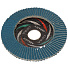 Круг лепестковый торцевой КЛТ2 для УШМ, LugaAbrasiv, диаметр 115 мм, посадочный диаметр 22 мм, зерн ZK100, шлифовальный - фото 2