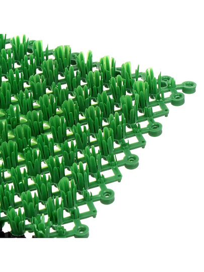 Коврик грязезащитный, 42х56 см, прямоугольный, щетина, черно-зеленый, 71-002