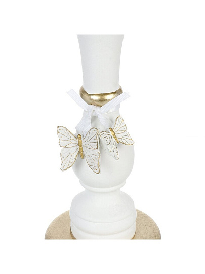 Подсвечник декоративный полистоун, 1 свеча, 37х11.5х11.5 см, Lefard, 222-798