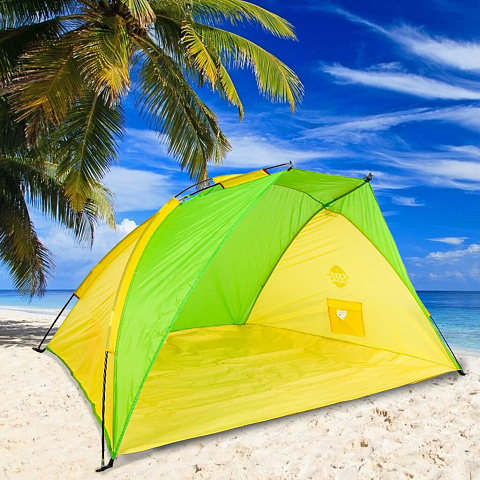 Палатка 2-местная, 220х120х120 см, 1 слой, 1 комн, пляжная, Green Days, YTKT700118