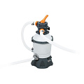 Бассейн каркасный Bestway, 404х201х100 см, Power Steel, 56442, фильтр-насос, лестница, 6478 л, ремкомплект - фото 8