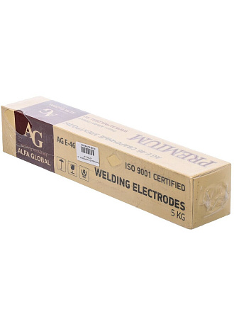 Электроды AG, E-46 Premium, 4х350 мм, 5 кг