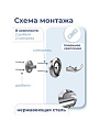 Держатель для полотенец кольцо, нержавеющая сталь, хром, Fora, Drop, FOR-DP011 - фото 4