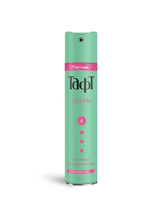 Лак для волос Тафт, Объем, сверхсильная фиксация, 225 мл