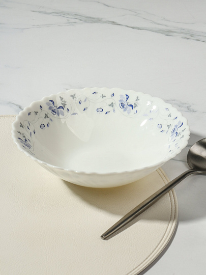 Салатник стеклокерамика, круглый, 19х6 см, 0.7 л, Эдем, Daniks, 292683