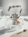 Чайник заварочный стекло, 1.4 л, с ситечком, Маки, Y4-6451/B050161 - фото 4