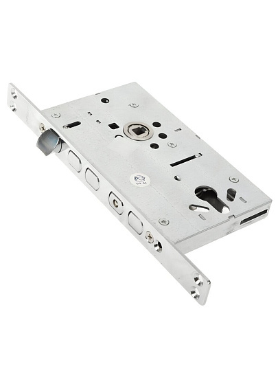 Замок врезной Apecs, T-05-CR, 7201, без ручки, цилиндровый, хром