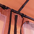 Шатер с москитной сеткой, коричневый, белый, 3х3х2.65 м, четырехугольный, с оборкой, Green Days, KT-G005-18-1441 - фото 11
