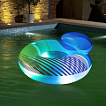 Круг надувной 118х117 см, Bestway, Полосы, светодиодный, до 90 кг, 43252 - фото 5