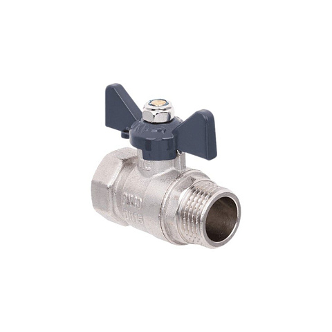 Кран для воды, 1/2", г-ш, ручка-бабочка, AquaLink 1158