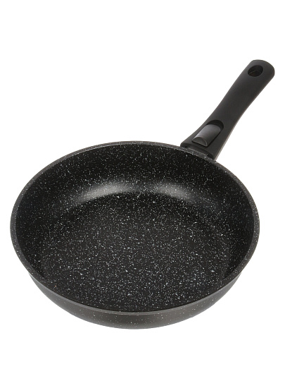 Сковорода алюминий, 24 см, антипригарное покрытие, Гурман, Fit, съемная ручка