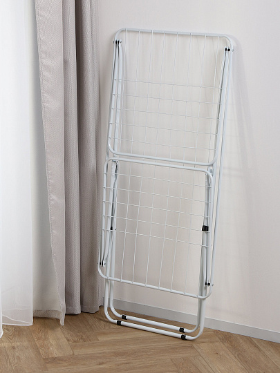 Сушилка для белья напольная, полотно 18 м, 182х55х100 см, складная, 18 прутьев, 18 кг, 120501