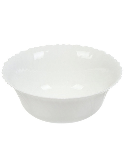 Салатник стеклокерамика, круглый, 5 шт, 6 см, 4х18, 23 см, 0.7, 2 л, Белый, Daniks, LHW-70*4, LHW-90*1, белый