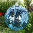 Набор елочных украшений 3 шт, голубой, 8 см, SYPMQA-102115 - фото 2