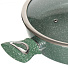 Сотейник алюминий, 28 см, антипригарное покрытие, Daniks, Мрамор Олимп, зеленый, STWP-28-GRM-IND-LID, с крышкой, индукция - фото 3