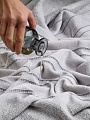 Набор полотенец 2 шт, 50x90, 70x140 см, 100% хлопок, 450 г/м2, Silvano, Рона, светло-серый, Турция - фото 10