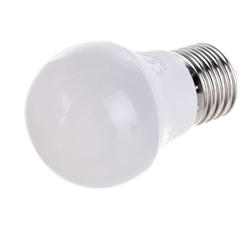Лампа светодиодная E27, 10 Вт, 220 В, шар, 4000 К, свет нейтральный белый, Ecola, Premium, G45, LED